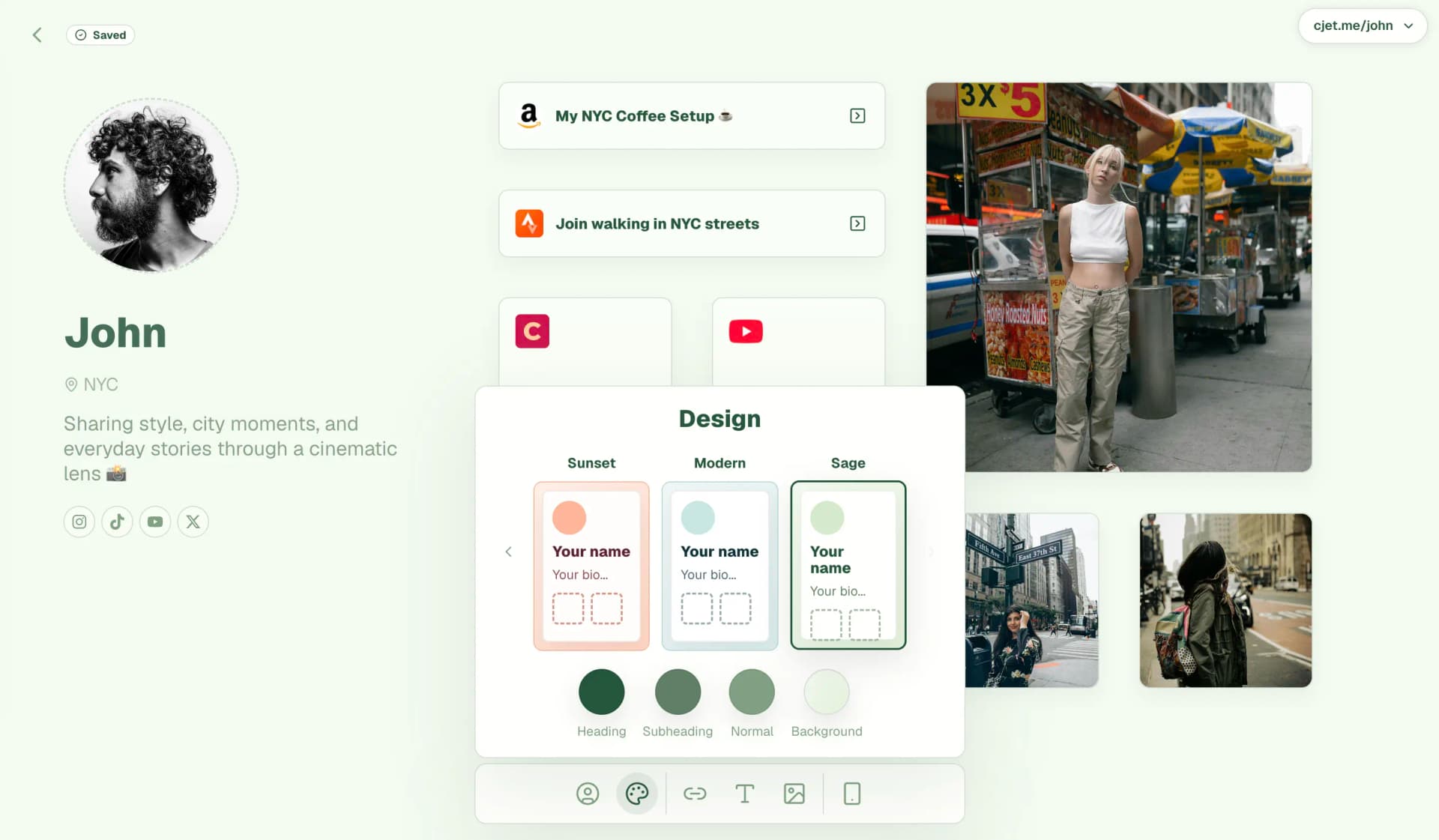 CreatorsJet link in bio design customization