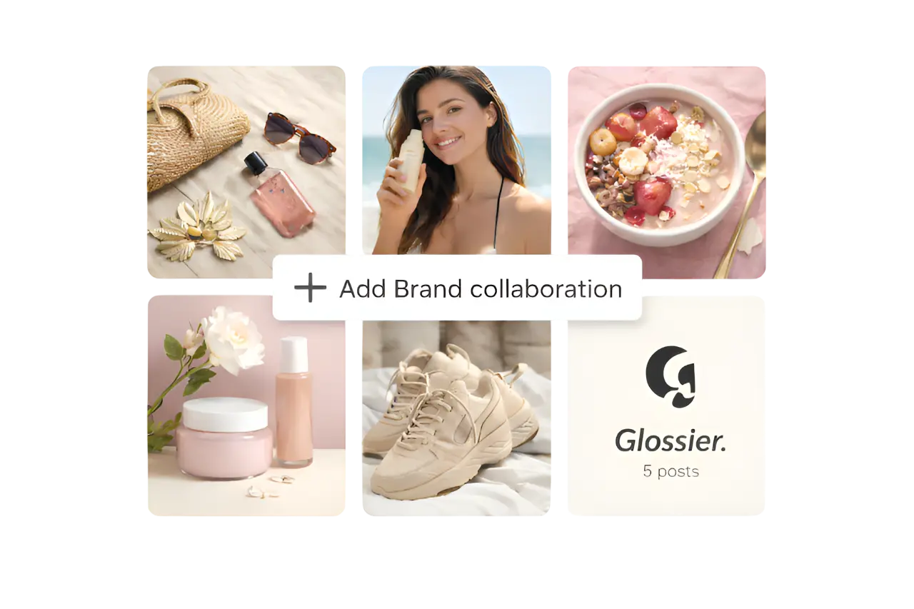 Content creator brand collaborations