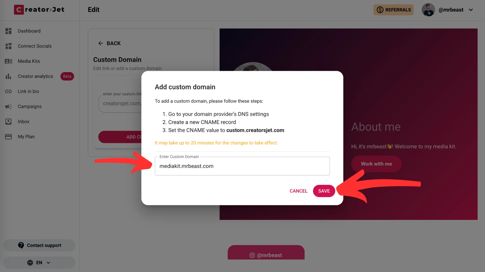 Step 4.2: Add a Custom Domain (Optional)