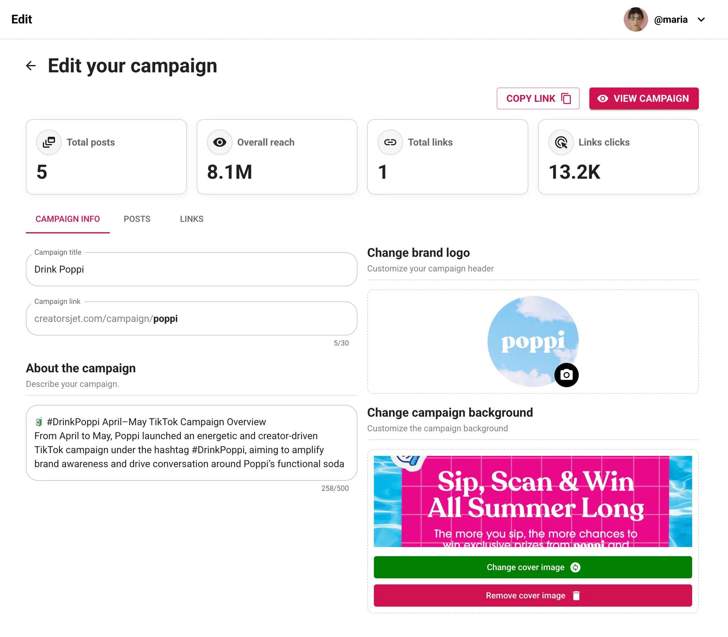 Customize Your Campaign Report